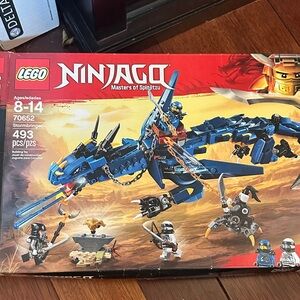 LEGO Ninjago Blue and Black Dragon Set 70652 EUC